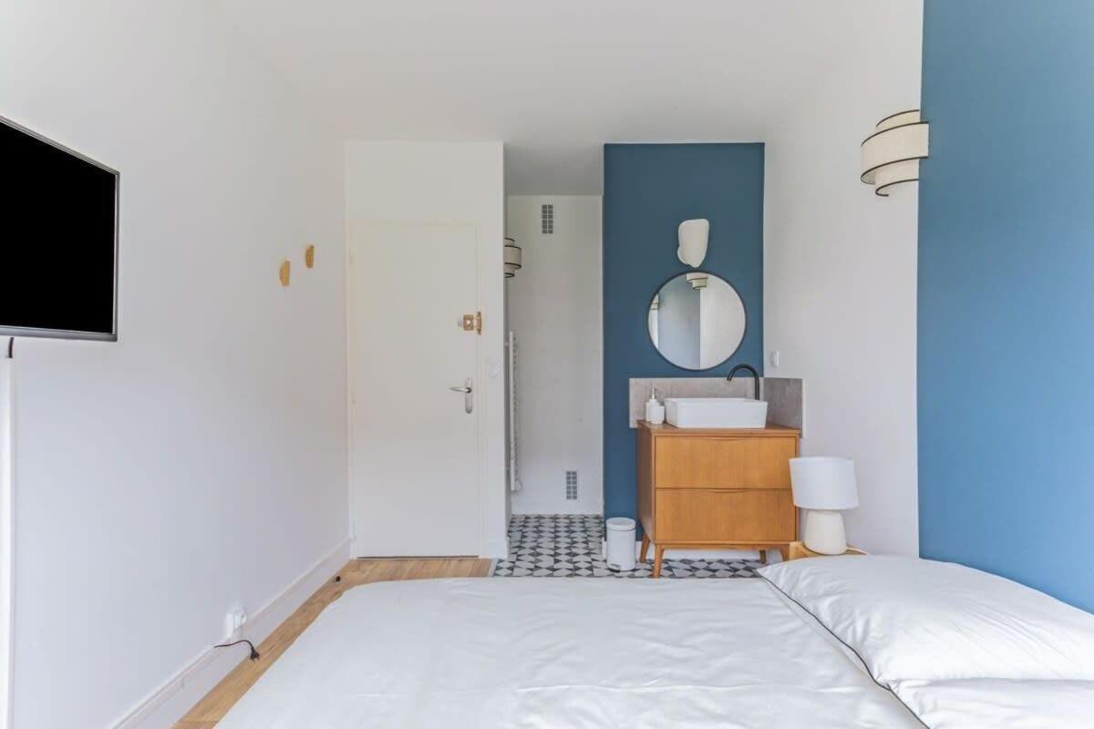 Appart'Hôtel Luminous Vue Seine- Paris 15min Juvisy-sur-Orge Exterior foto