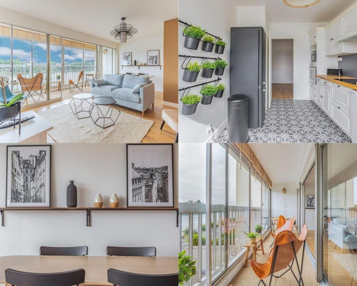 Appart'Hôtel Luminous Vue Seine- Paris 15min Juvisy-sur-Orge Exterior foto