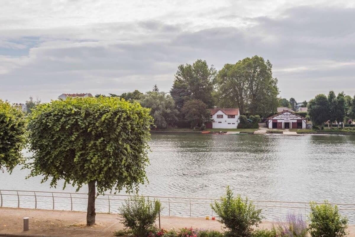 Appart'Hôtel Luminous Vue Seine- Paris 15min Juvisy-sur-Orge Exterior foto